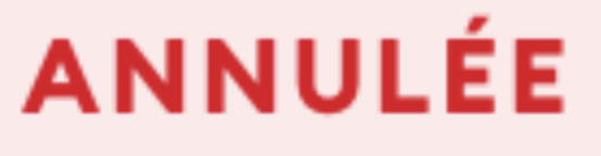 ANNULÉES