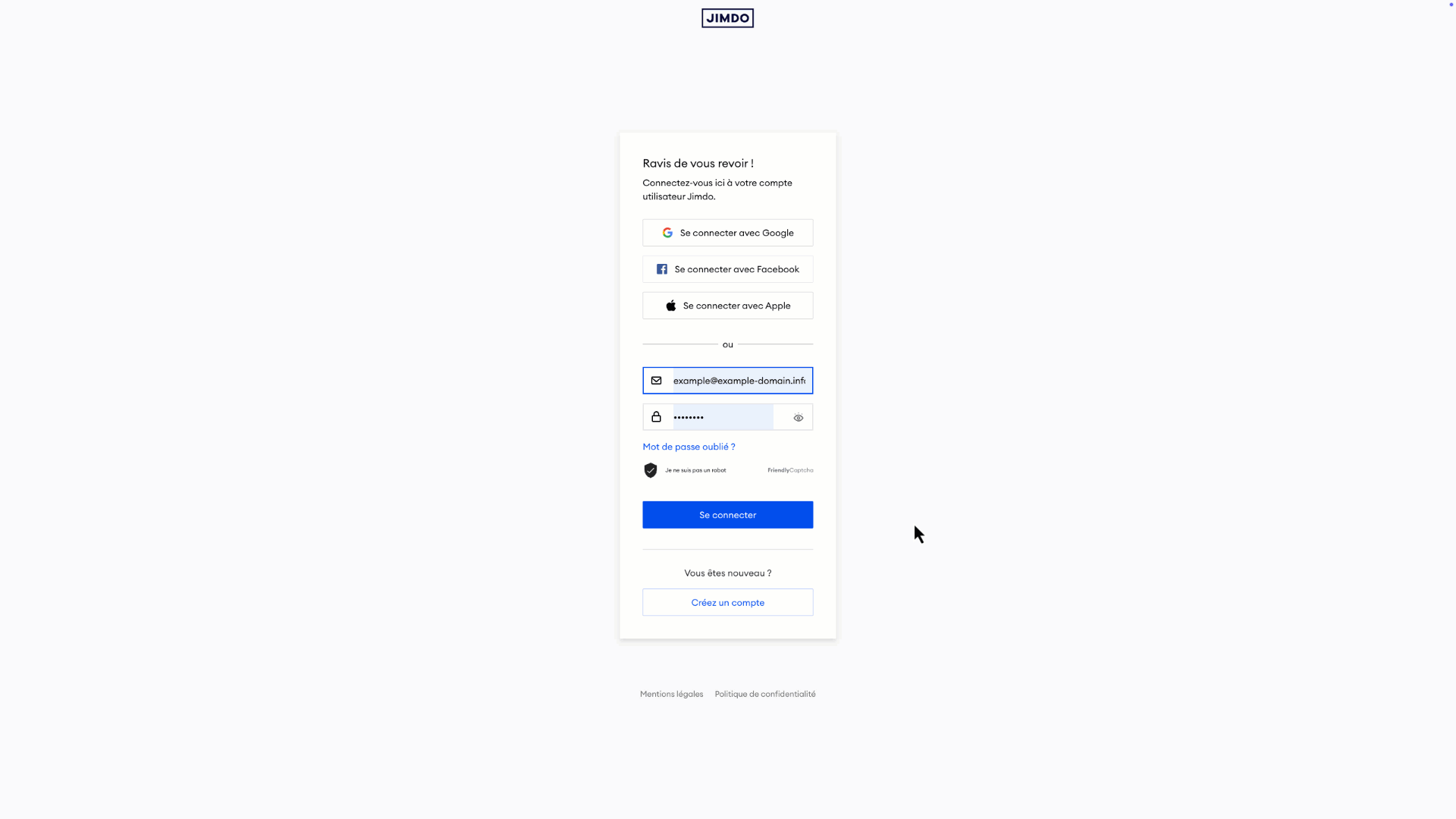Animation montrant comment accéder à la section Forfait et Factures depuis le menu de gauche dans le tableau de bord Jimdo, trouver une facture en attente et la payer à l’aide du bouton mis en évidence.